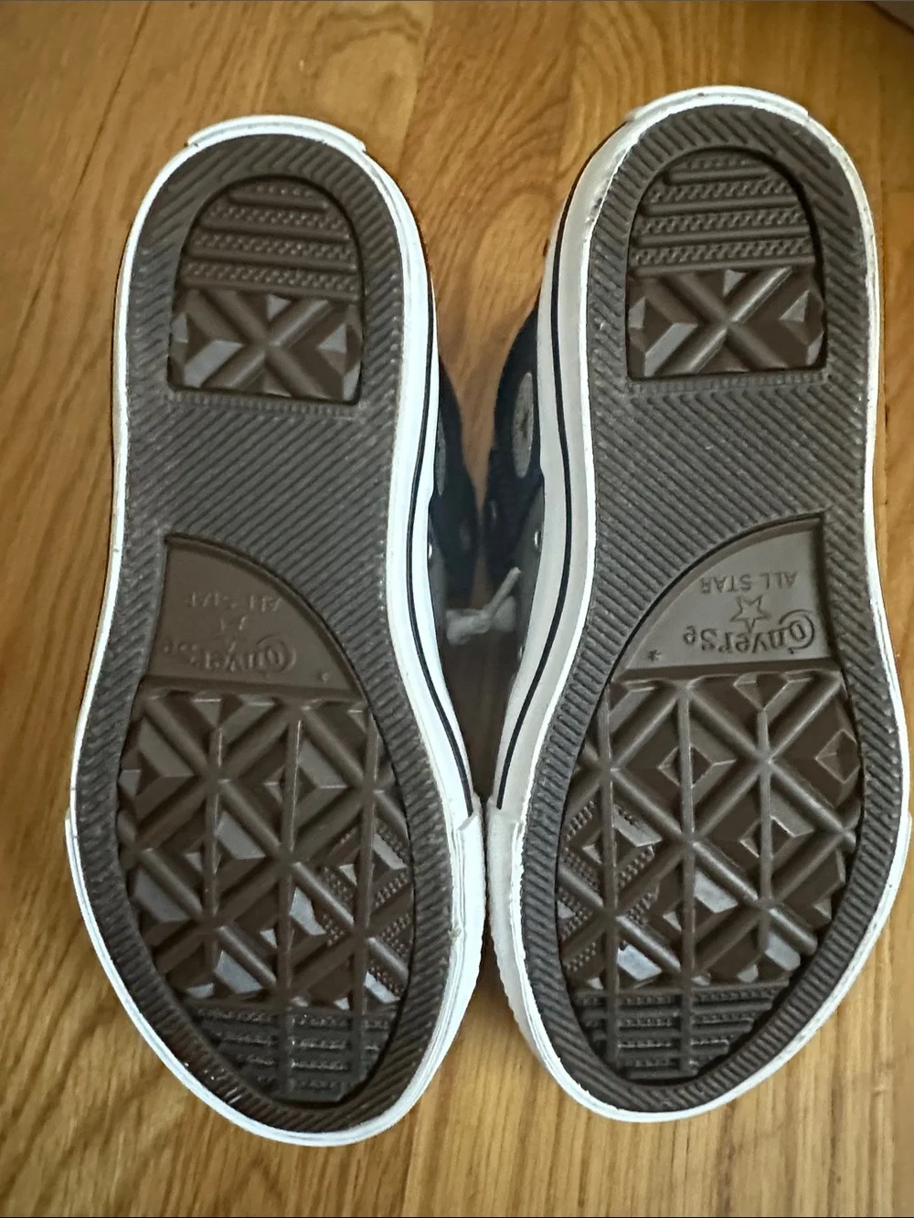 Converse Kids Gray and Navy High-Top Sneakers
